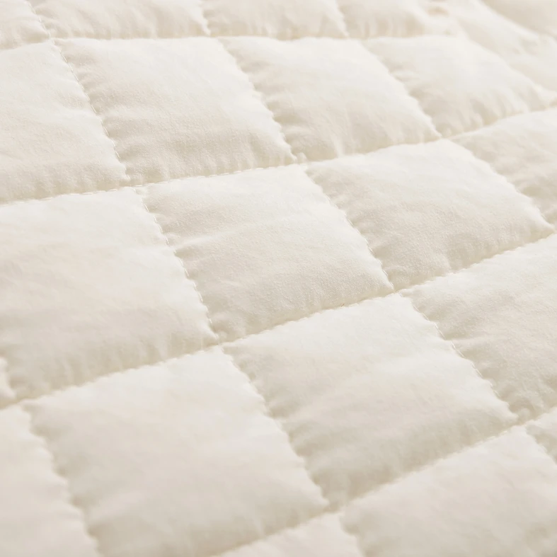 Prehoz na posteľ v krémovej farbe GISELLE 180x200 cm