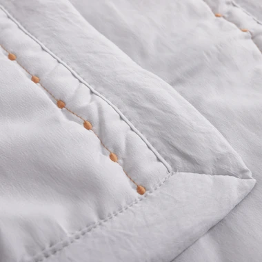 Prehoz na posteľ v sivej farbe VANILLA DOTS 200x220 cm