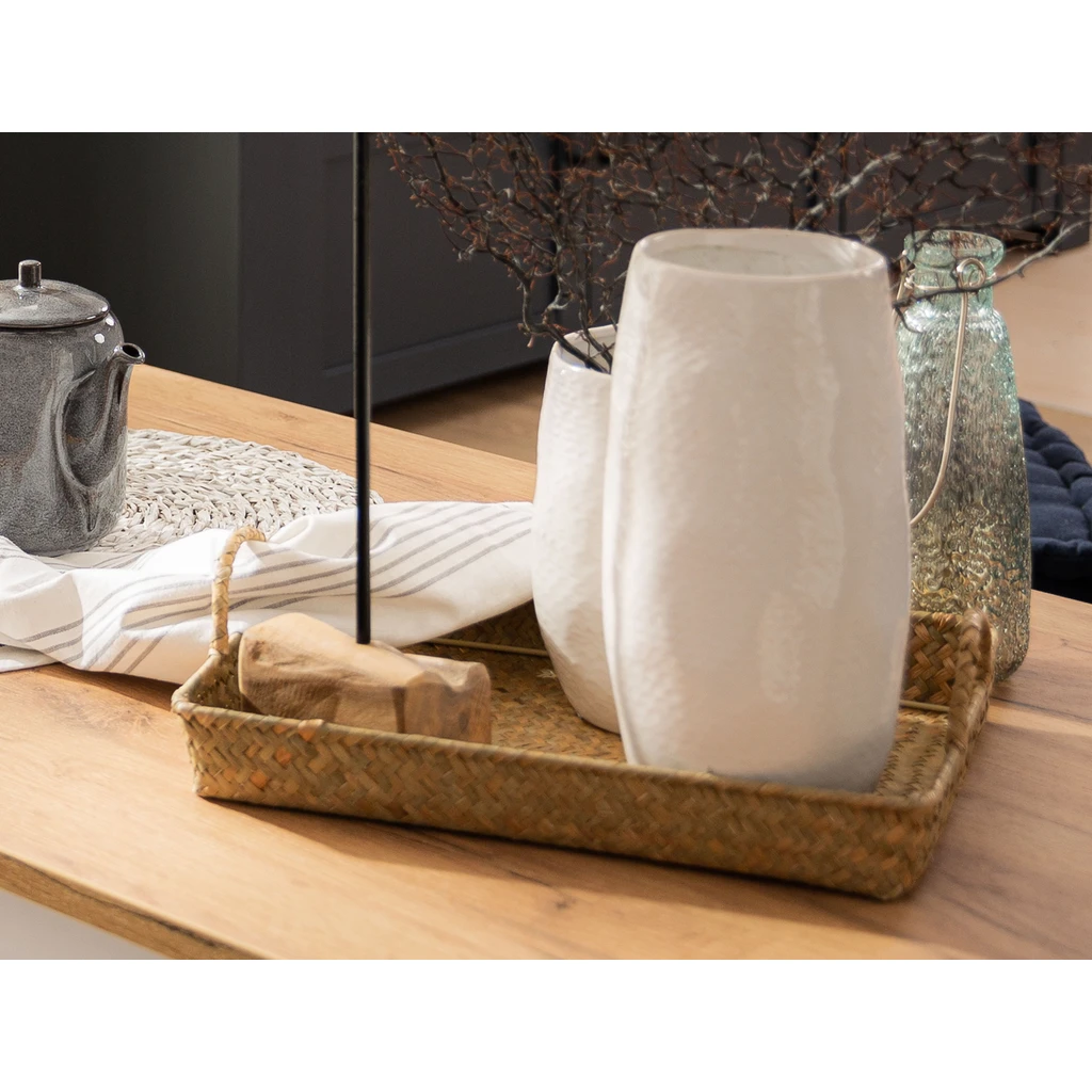 Podnos z morskej trávy s úchytmi 28 x 37 cm