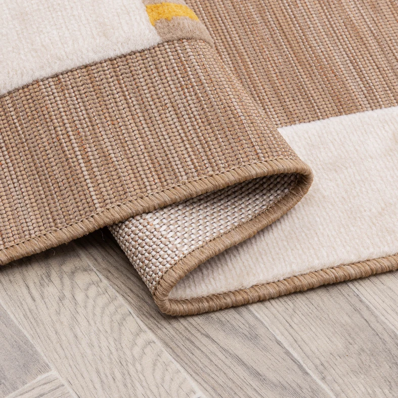 Vonkajší koberec s geometrickým vzorom 3D TROMSO 120 x 170 cm