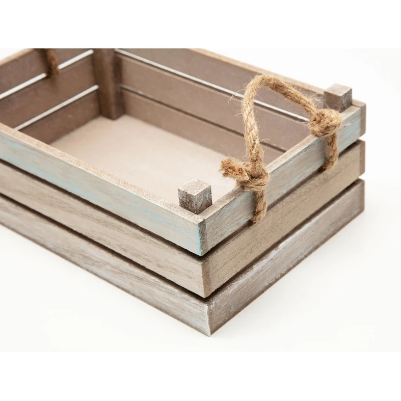 Dekoratívna drevená skrinka 15x23 cm