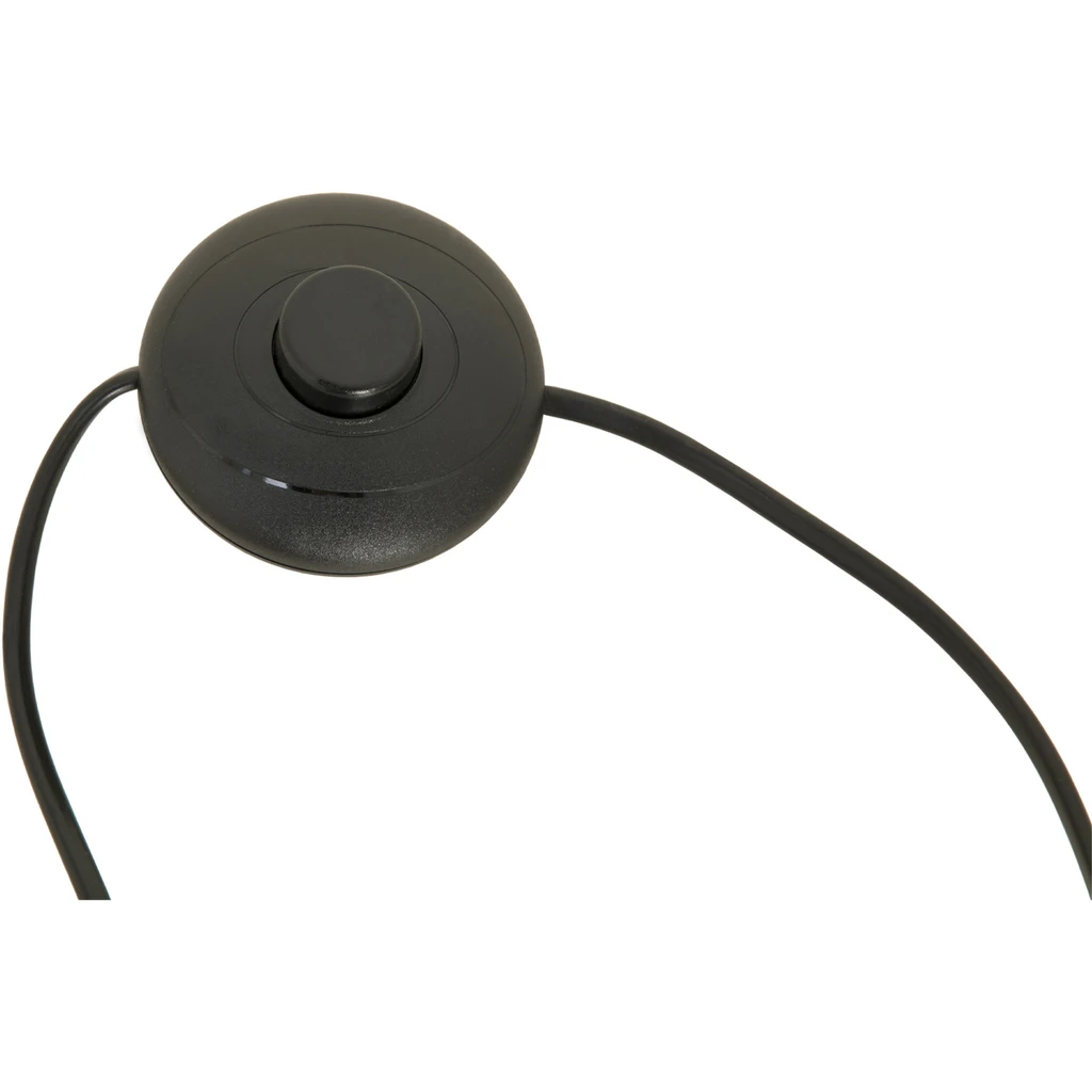 Lampa na zlatej trojnožke, čierne velúrové tienidlo INGA