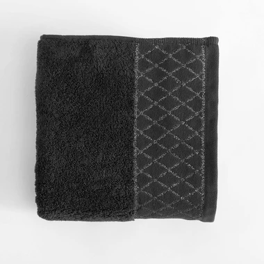 Bavlnený uterák oceľový LAYLA 70x140 cm