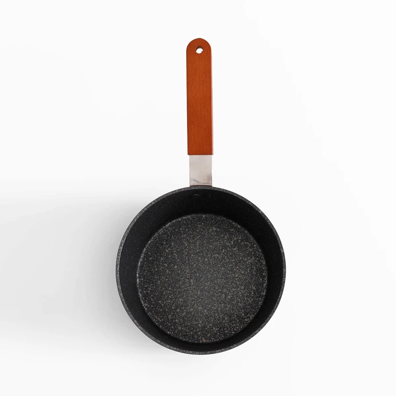 Aluminiowy rondel z pokrywką