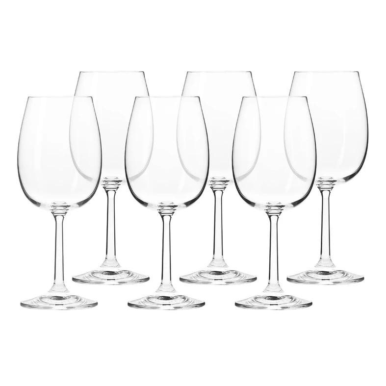 Súprava 6 pohárov na víno PURE 350 ml