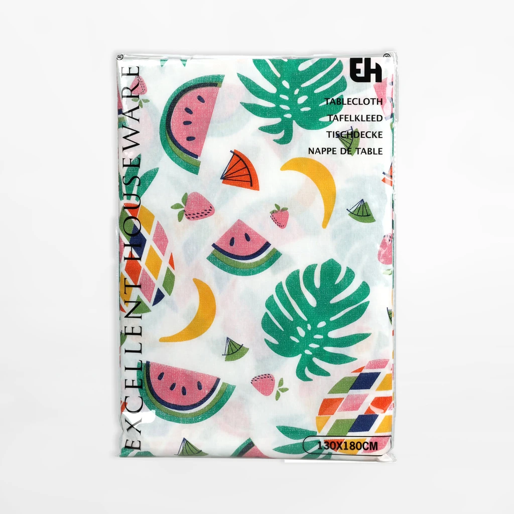 Obrus od ogrodu w owocowy i roślinny wzór