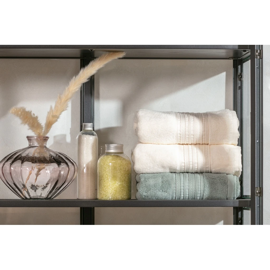 Šedozelený uterák MARCO 30x50 cm