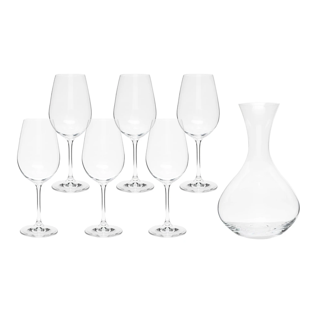 Sada 6 pohárov s karafou VIOLA