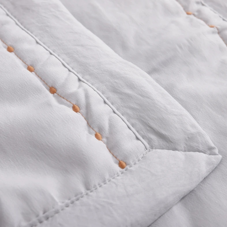 Prehoz na posteľ v sivej farbe VANILLA DOTS 180x200 cm