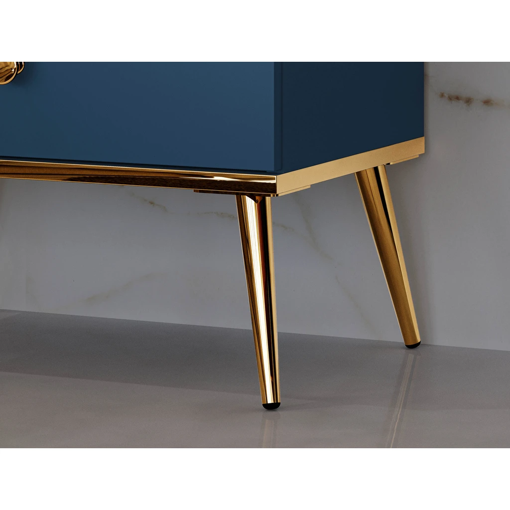 Nočný stolík MARINE, tmavomodrý