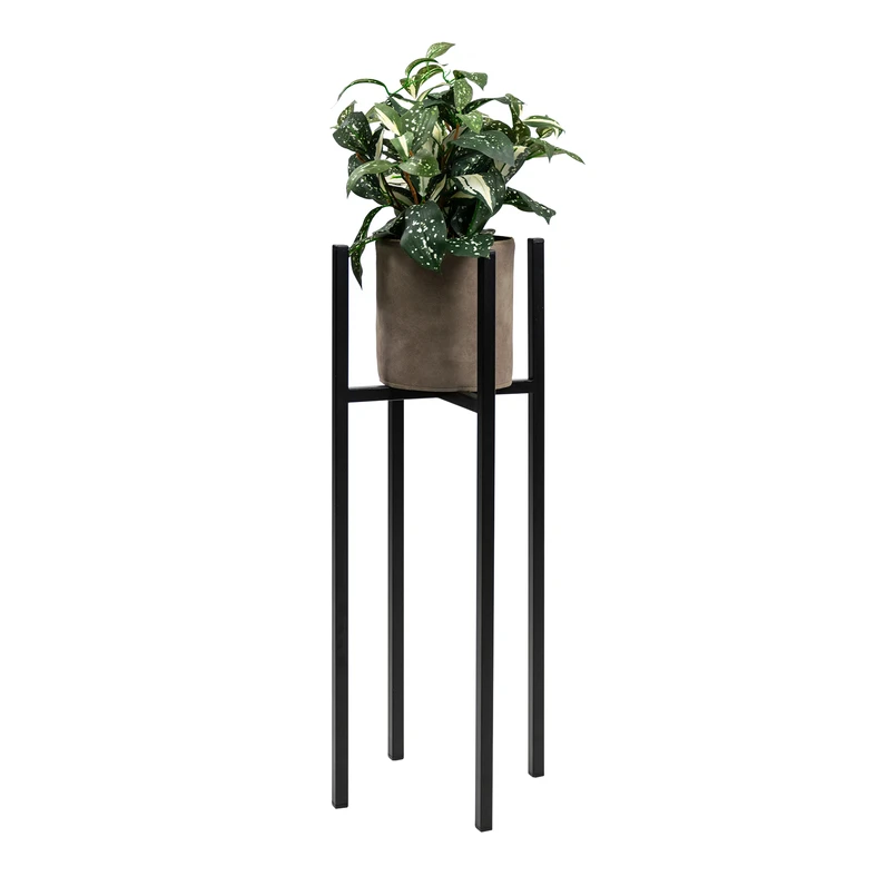Kovový stojan na kvetináč ANGERS čierny