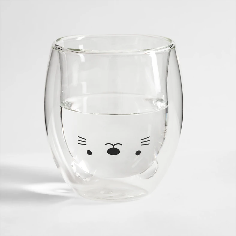 Sklenený pohár VYDRA s dvojitou stenou 280 ml