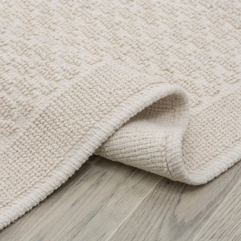 Krémový koberec OSLO do spálne 50x80 cm