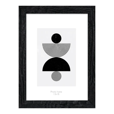 Rámik na fotografiu 13 x 18 čierny KYOTO