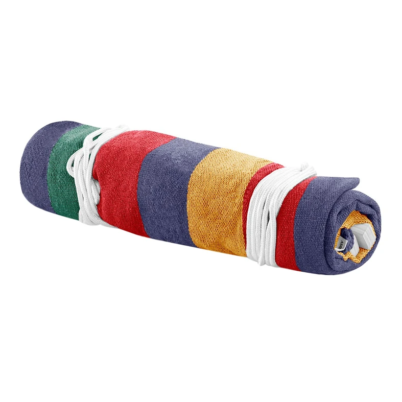 Hojdacia sieť do záhrady farebné pruhy LAZARA 240x150 cm