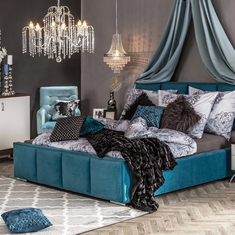 Retro luster na reťazi LUCAS, 6xE14