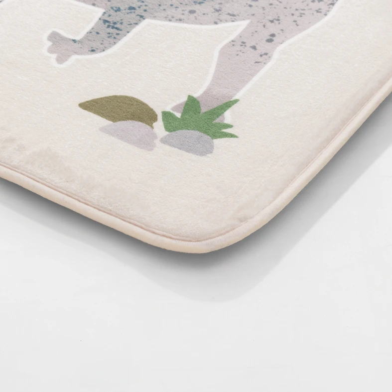 Prostokątny dywan w dinozaury