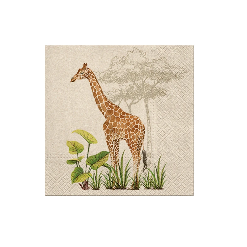 Obrúsky WE CARE ŽIRAFA 20 ks