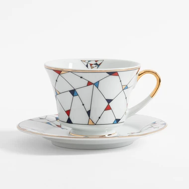 Šálka HARLEKÝN s podšálkou 250 ml