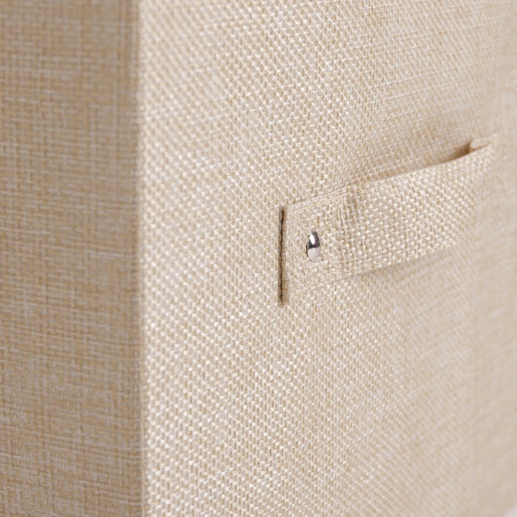 Beżowe pudło składane z pokrywą