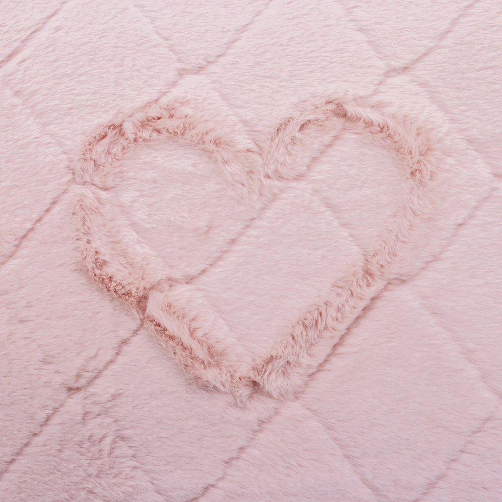 Koberec rabbi s kosoštvorcami ružový VERONA 60 x 100 cm