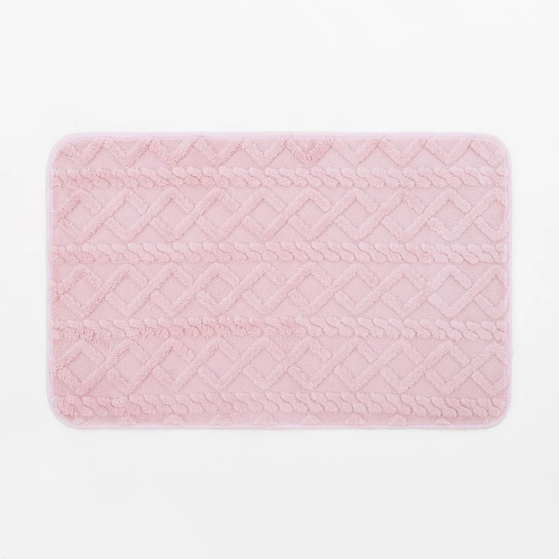 Kúpeľňová predložka NORDIC, ružová, 50x80 cm