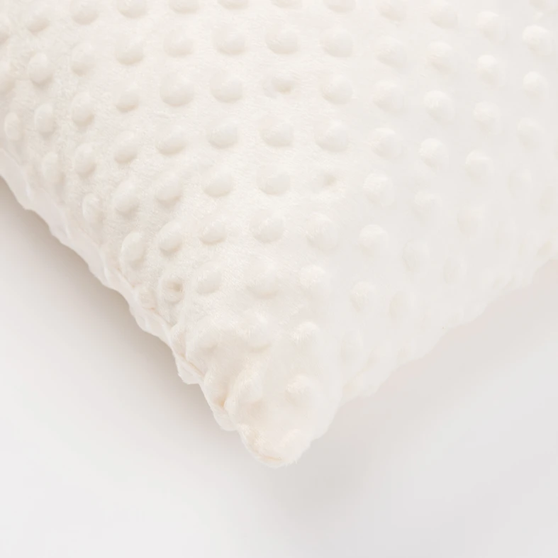 Vankúš minky krémový MILA 40 x 60 cm