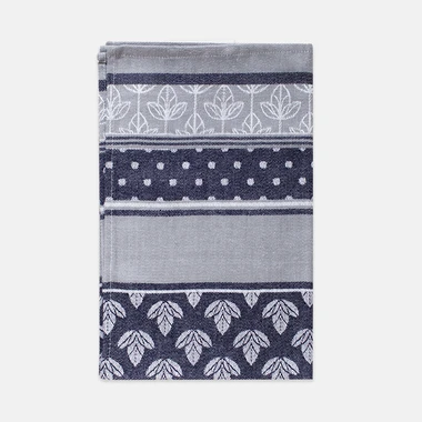 Kuchynská utierka CARINO sivo-tmavomodrá 40x60 cm