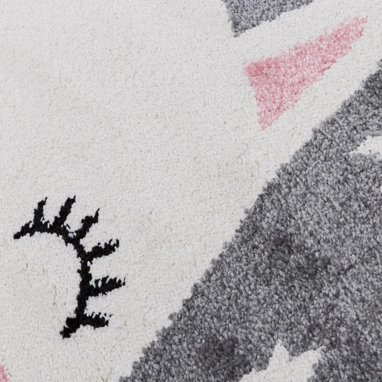 Sivý koberec, králik HAPPY 120x170 cm