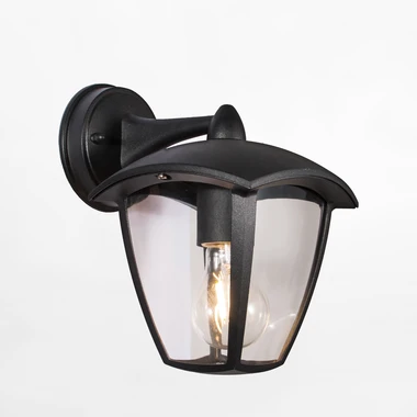 Vonkajšie nástenné svietidlo LANTERN ip44 čierne