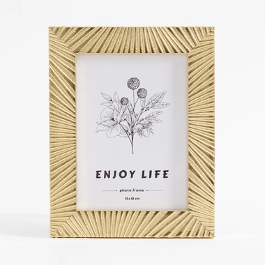 Rám na fotografiu v glamour štýle 13x18 zlatý