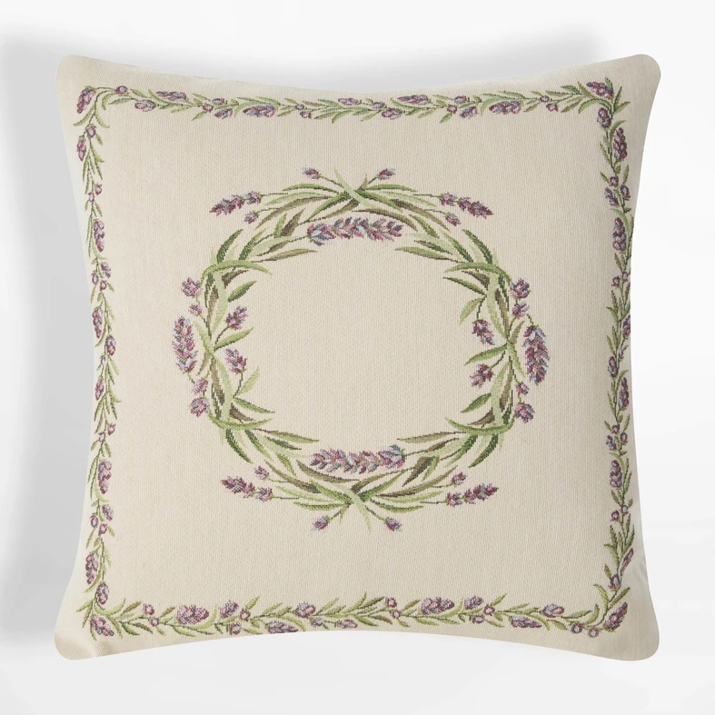 Dekoračný vankúš s rastlinným motívom GOBELIN 45x45 cm