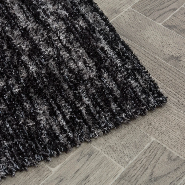 Koberec LUND čierno-sivý 50x80 cm