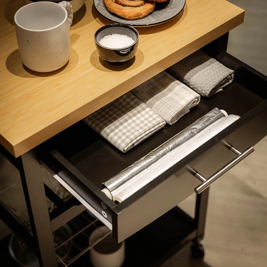 Kuchynský vozík na kolieskach PERUGIA