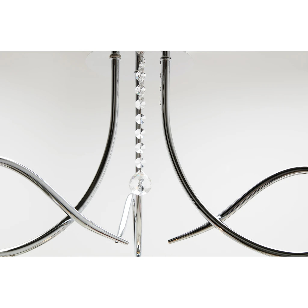 Strieborný luster s krištálmi TINA 3