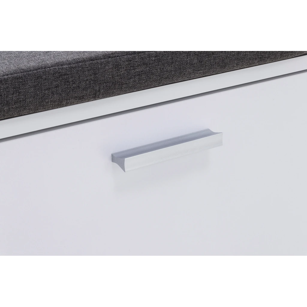 Skrinka na obuv so sedadlom 1K BIELA