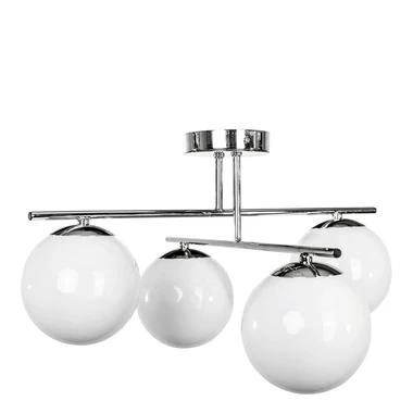 Stropné svietidlo gule 4-bodové chrómované AURORA