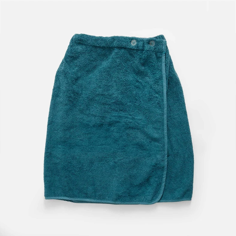 Uterák do sauny v tyrkysovej farbe KILT SAUNA&WELLNESS 80x150 cm