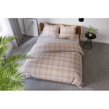 Posteľná súprava SAVANA z bavlneného saténu 160x200 cm