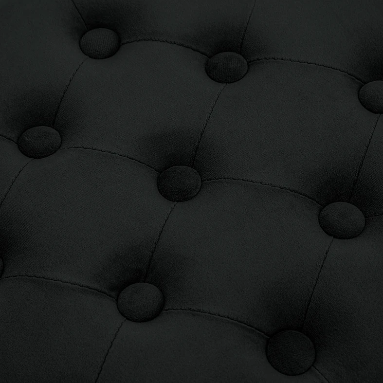 Skladacia taburetka s úložným priestorom čierna 38x38 cm