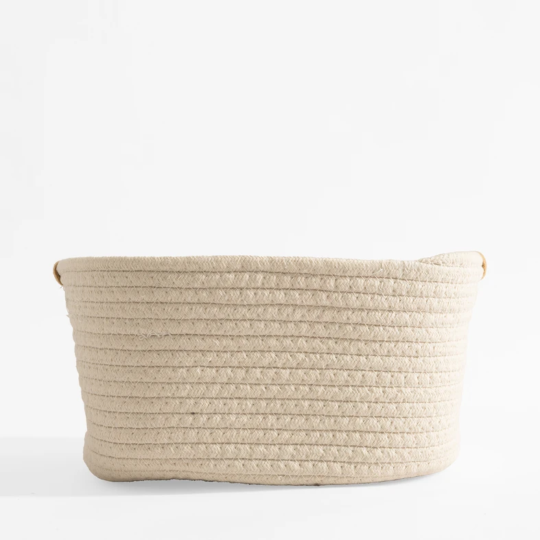 Úložný kôš biely 32x28x15 cm