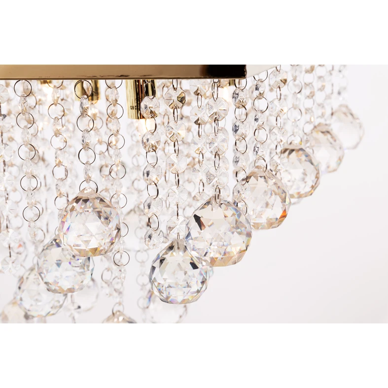 Zlaté stropné svietidlo RANGEL