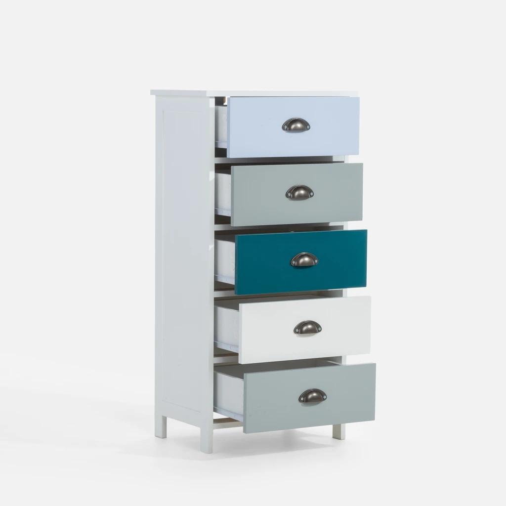 Skrinka FORNOTI s 5 zásuvkami