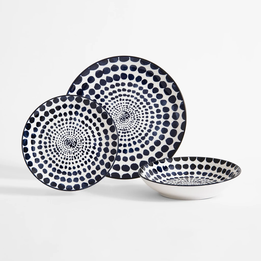 Jedálenská súprava PERLA, 18 kusov