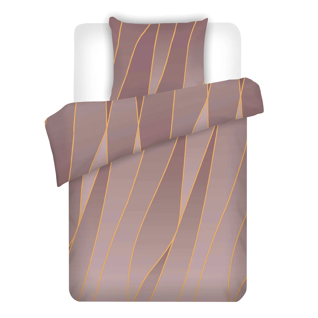 Súprava posteľnej bielizne z bavlneného saténu ARGON ELISA 140 x 200 cm