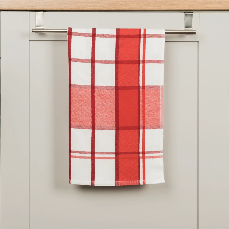 Kuchynská utierka KRATI, červená 50x70 cm