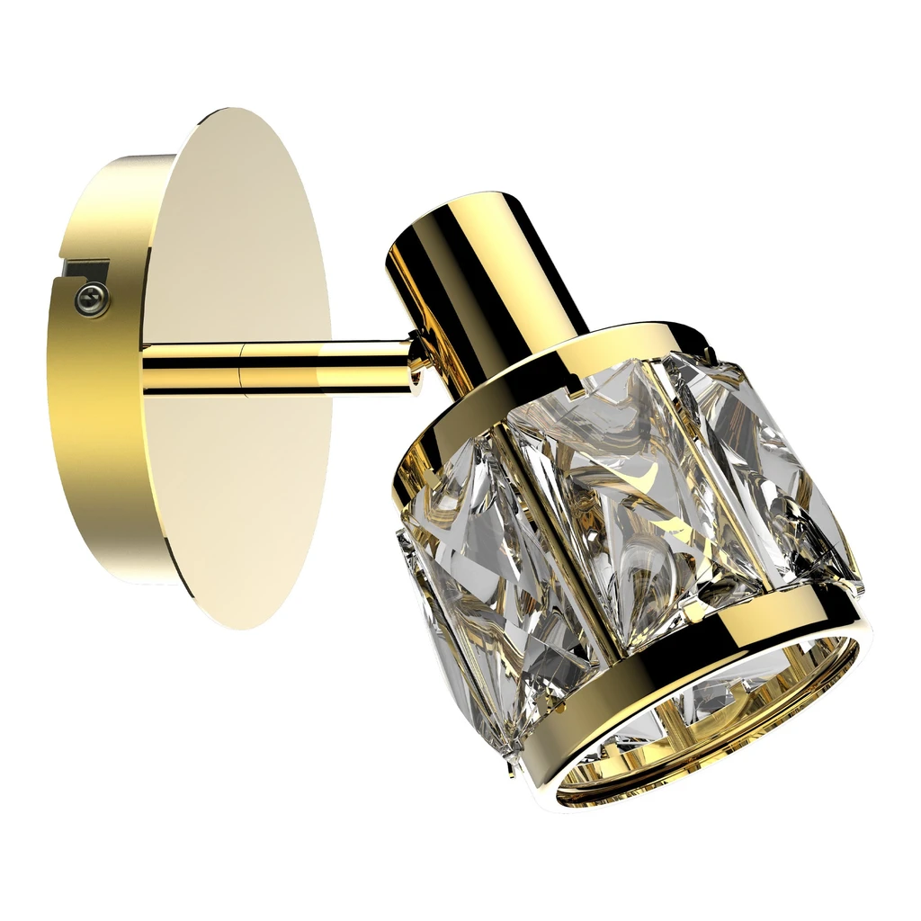 Zlaté nástenné svietidlo NELA