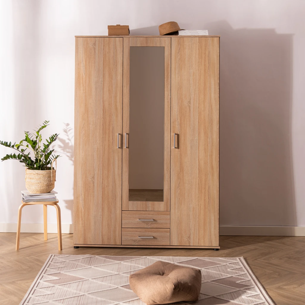 Geometrický koberec MADERA béžový 80x150 cm