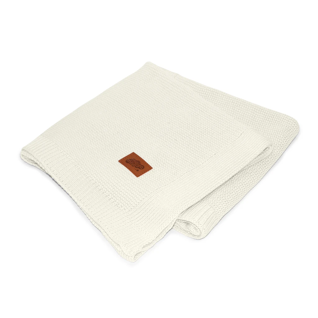 Detská deka bambusová krémová MAYA MOO 80x100 cm