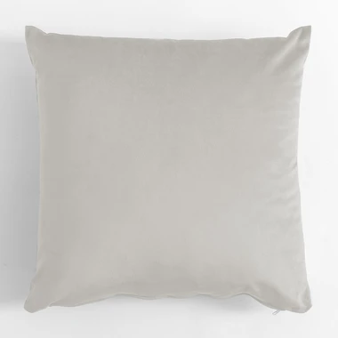 Krémový velúrový vankúš VELVIO 45x45 cm